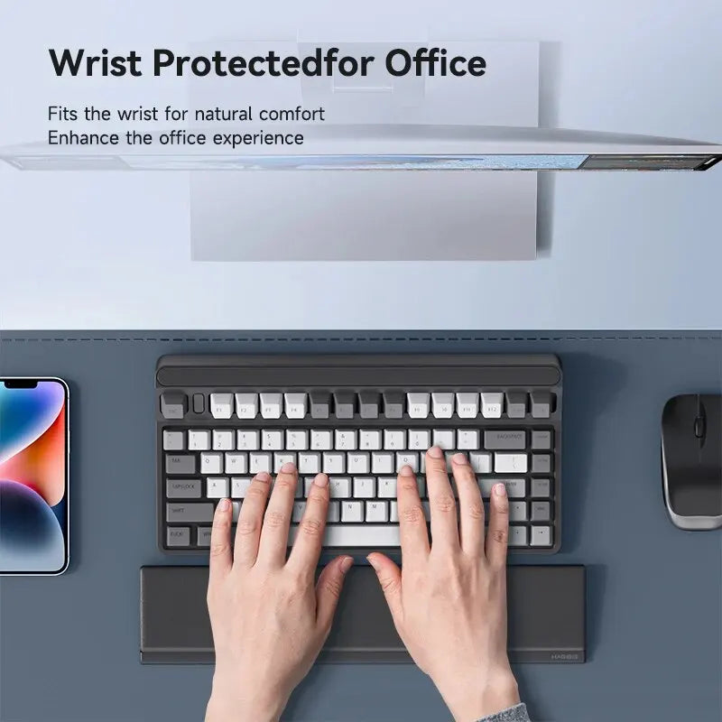 Keyboard Wrist Rest Pad  Storage Box Easy for Office Home